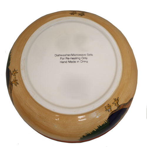 Classic Rooster Collection Deluxe Hand-Painted Serving Bowls (Set of 3)