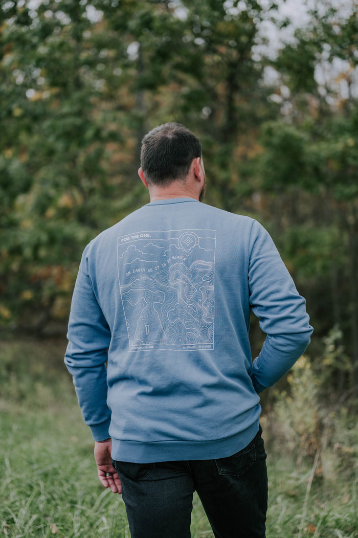 Crewneck Sweatshirt (Adult) | Topography Edition (4 colors available)