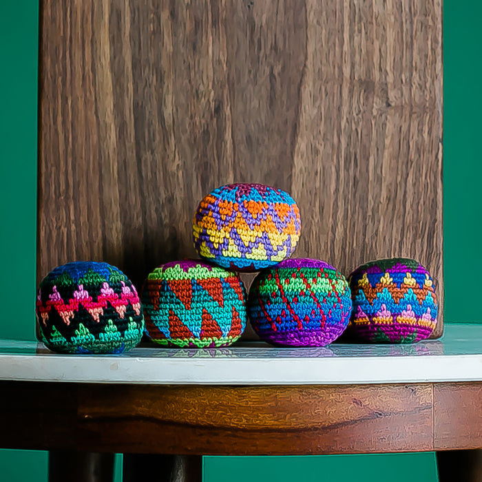 Crochet Hacky Ball Footbags