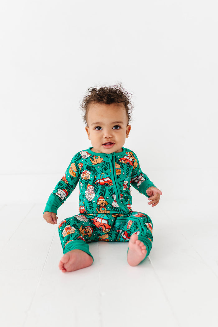 Deck The PJs Convertible Footies
