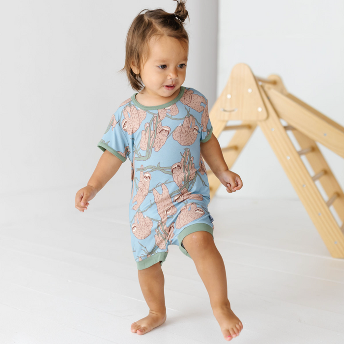 Don't Hurry, Be Happy Shorty Romper