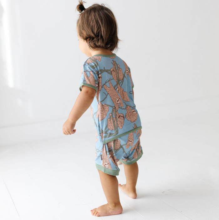 Don't Hurry, Be Happy Shorty Romper