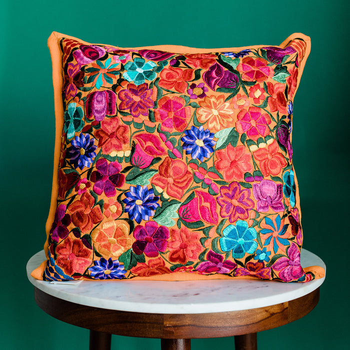 fiesta floral pillow case