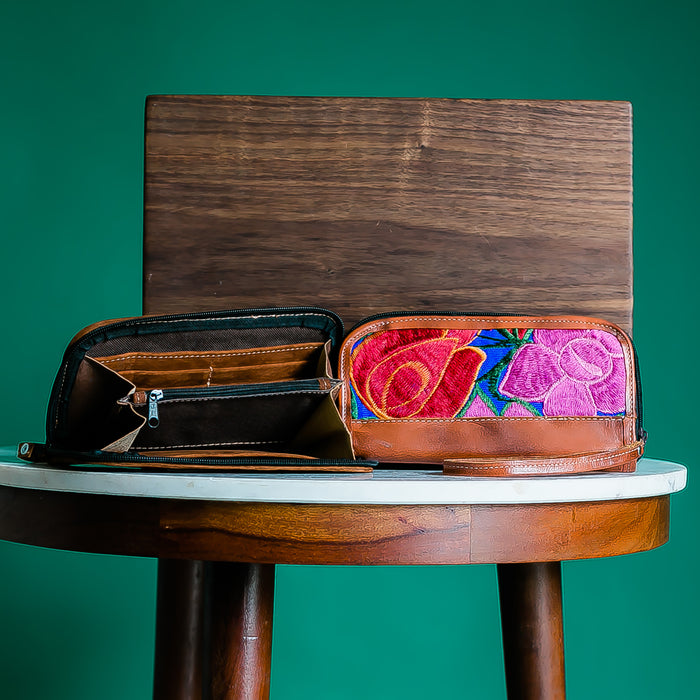 Fair Trade Floral Wristlet Guatemala
