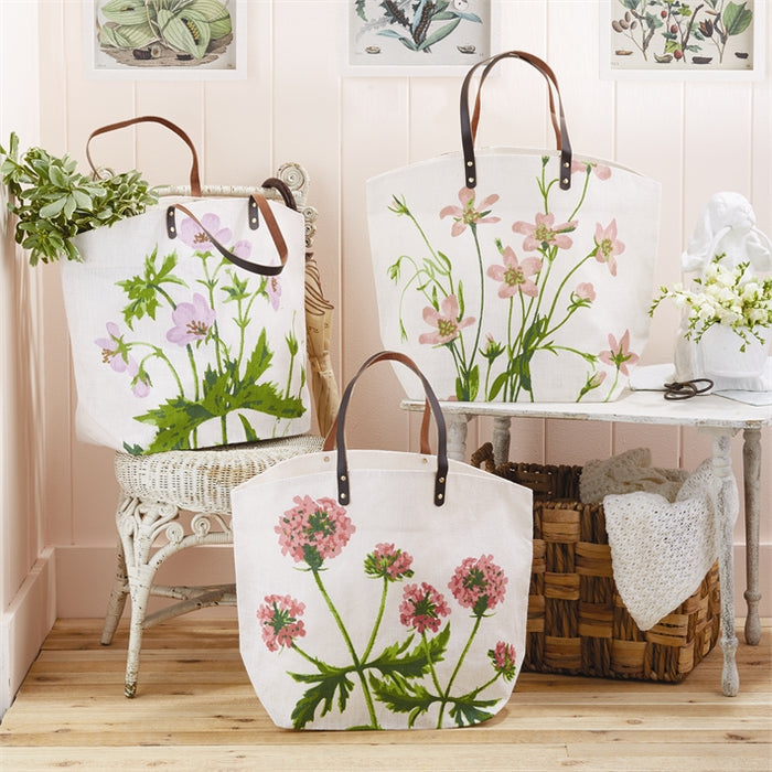 Garden Party Jute Tote