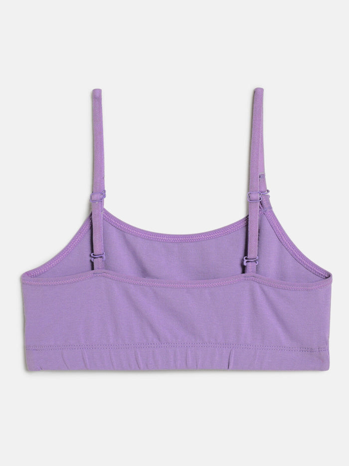 Girls Beginner Bra with Removable Straps, Pack of 2