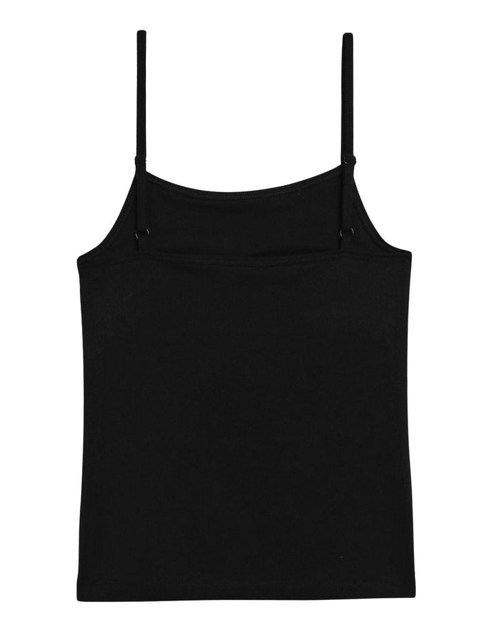 Girls Camisole with In-Built Bra - Pack of 2