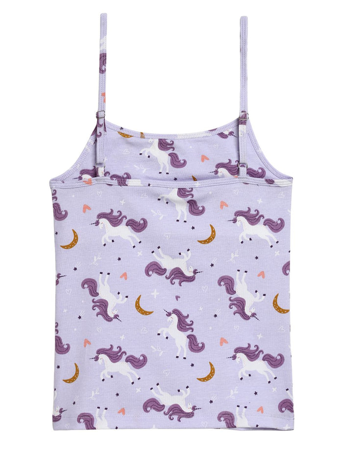 Girls Camisole with In-Built Bra - Pack of 2