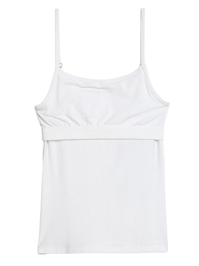 Girls Camisole with In-Built Bra - Pack of 2