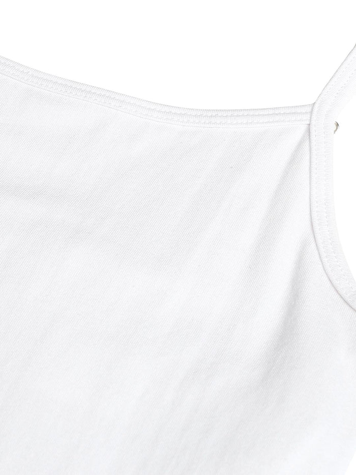 Girls Camisole with In-Built Bra - Pack of 2