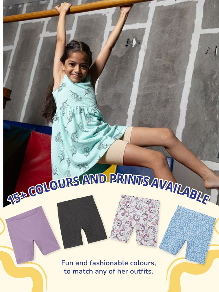 GIRLS INNERSHORTS - Pack of 2 (Light Brown)