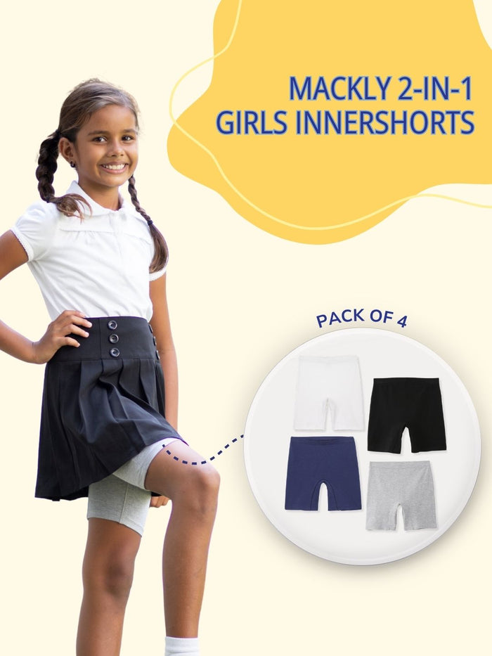 Girls Innershorts - Pack of 4