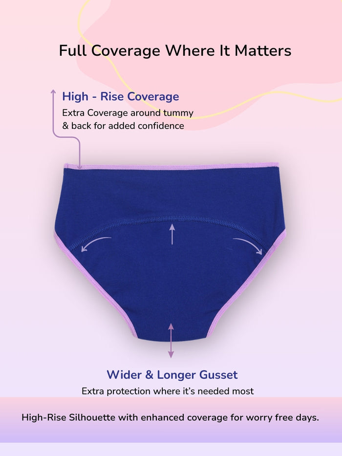 Girls Leak Proof Brief - Lavender