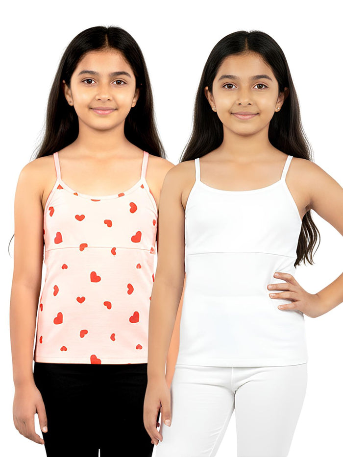 Girls Padded Camisole - Pack of 2
