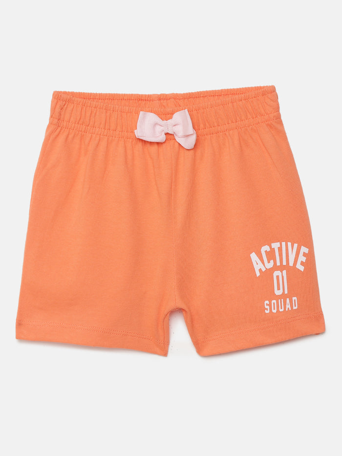 Girls Printed Cotton shorts