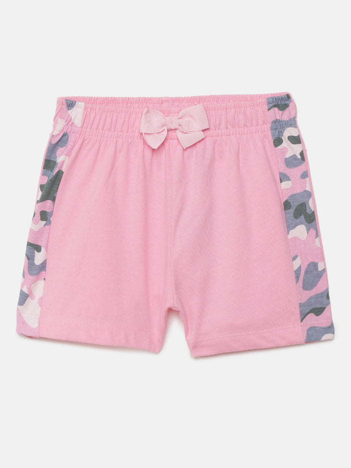 Girls Printed Cotton shorts