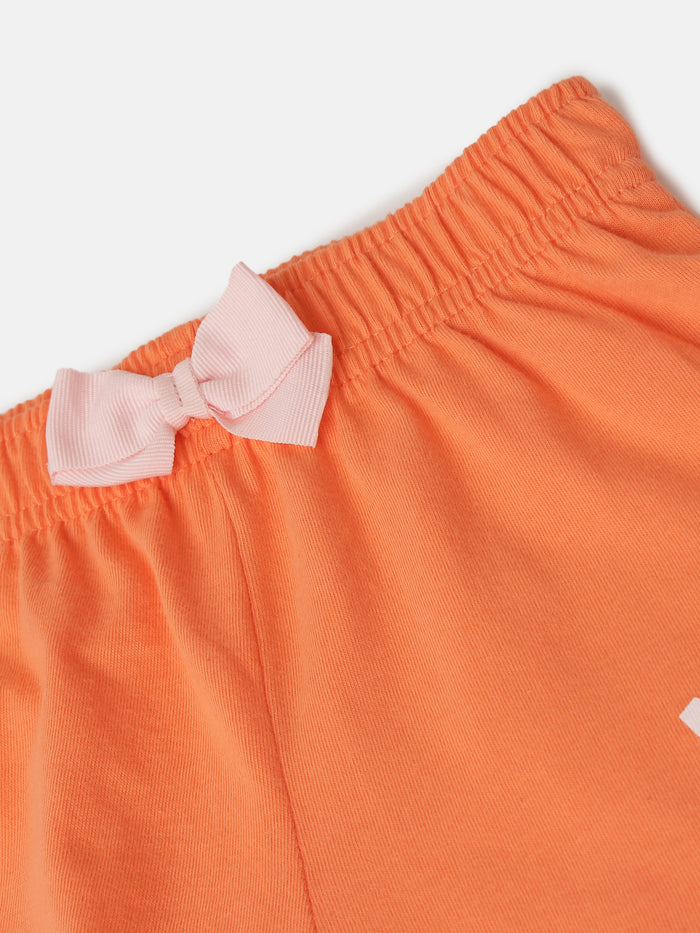 Girls Printed Cotton shorts