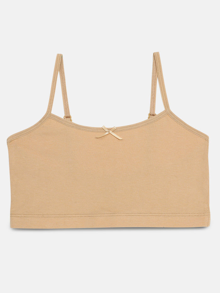Girls Spaghetti Strap Trainer Bra, Pack of 3 | Non-Padded