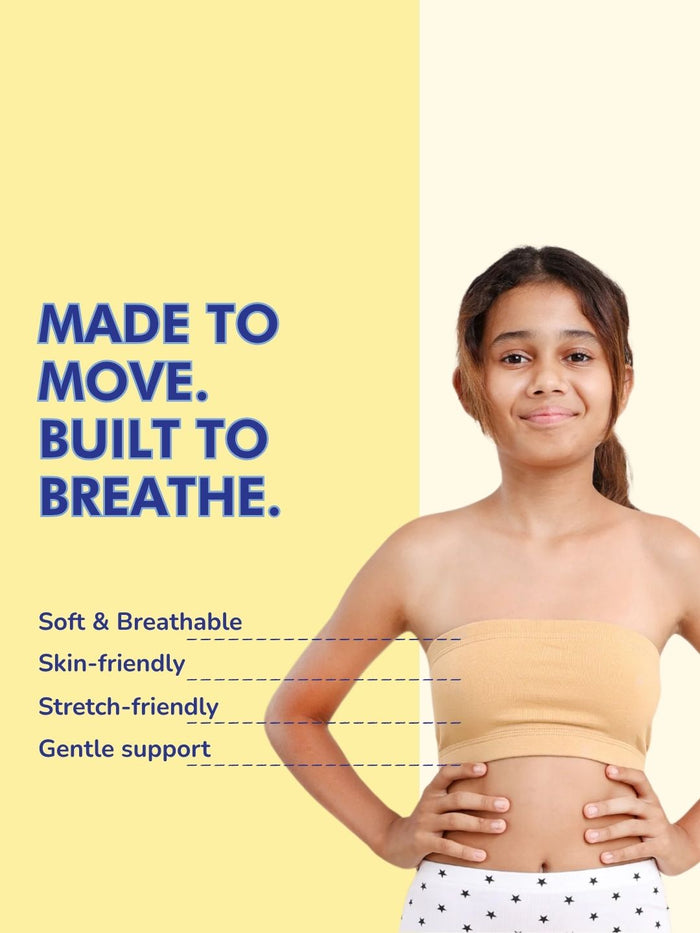 Girls Tube Bra - Pack of 3