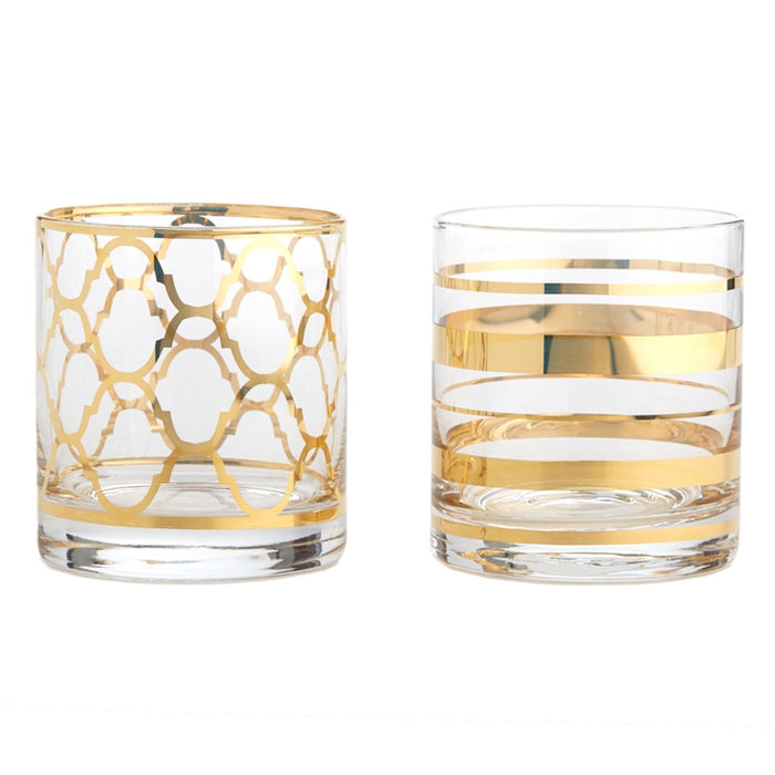Golden Details Drinking Glass (Set of 6)