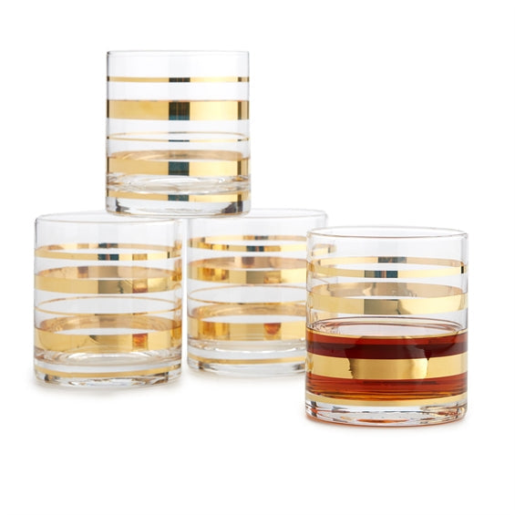 Golden Details Drinking Glass (Set of 6)