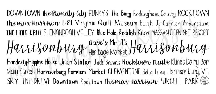 Harrisonburg, VA Mug