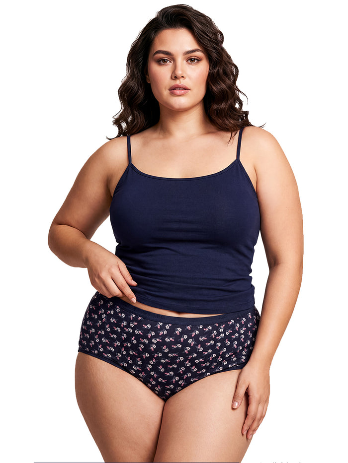 High Rise Plus Size Hipster Panties – Pack of 3
