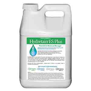 Hydretain ES Plus Surfactant Moisture Manager 2.5 Gallon jug with green label