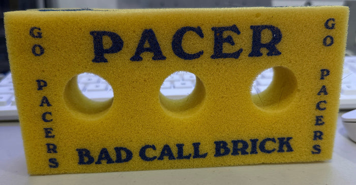 Indiana Pacers Bad Call Brick