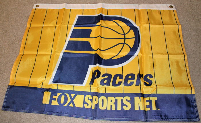 Indiana Pacers Fox Sports Midwest Flag / Banner SGA - Vintage Indy Sports