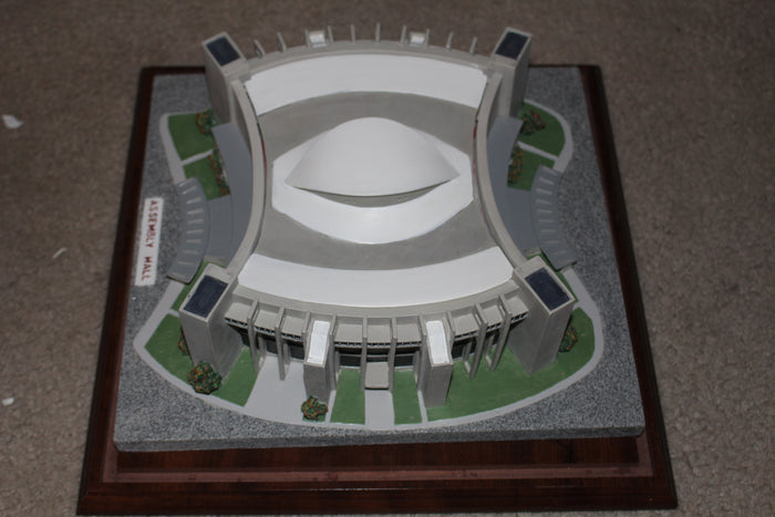 Indiana University Assembly Hall Sports Collectors Guild Replica Model Signed by Sculptor