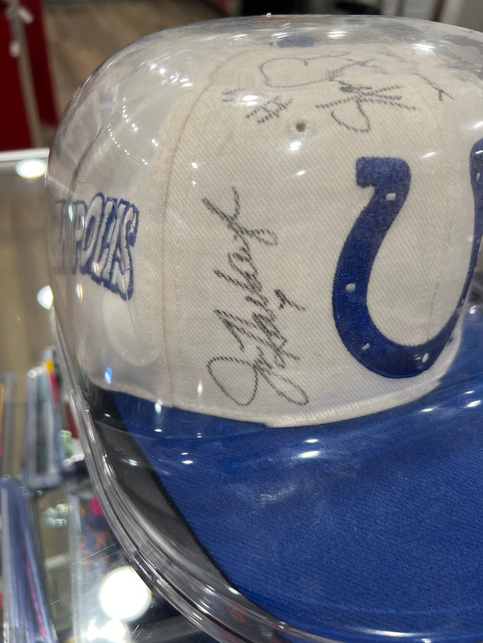 Indianapolis Colts Proline Authentic Autographed Hat Cap Jim Harbaugh