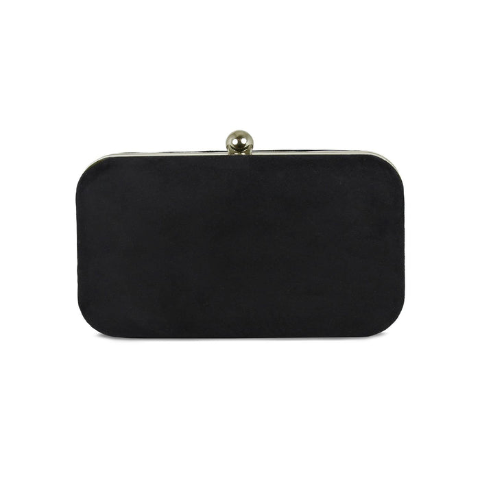 Jewel: Black Suede & Gold Bags Sole Bliss