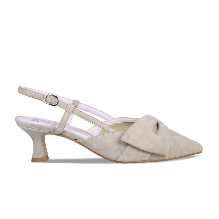 Kennedy: Pale Taupe Suede Shoes Sole Bliss