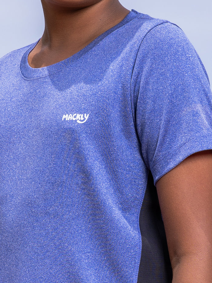 KIDS UNISEX SPORTS T-SHIRT – NAVY BLUE