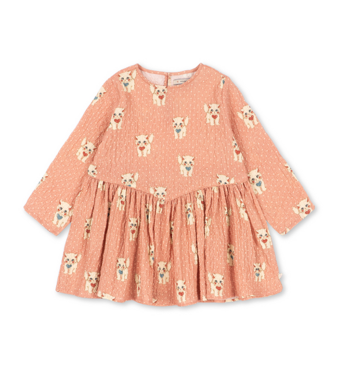 Konges Slojd  Elin Dress in Ciao Rose Kitten