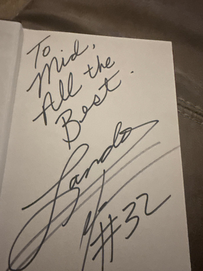 Landon Turner Autographed Tales From The 1980-81 Indiana Hoosiers HB Book