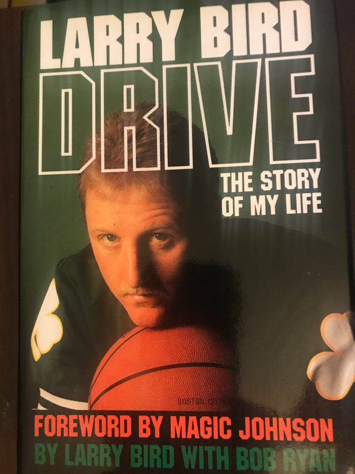 Larry Bird Autographed "Drive" Hardback Book, PSA/DNA AE 43532