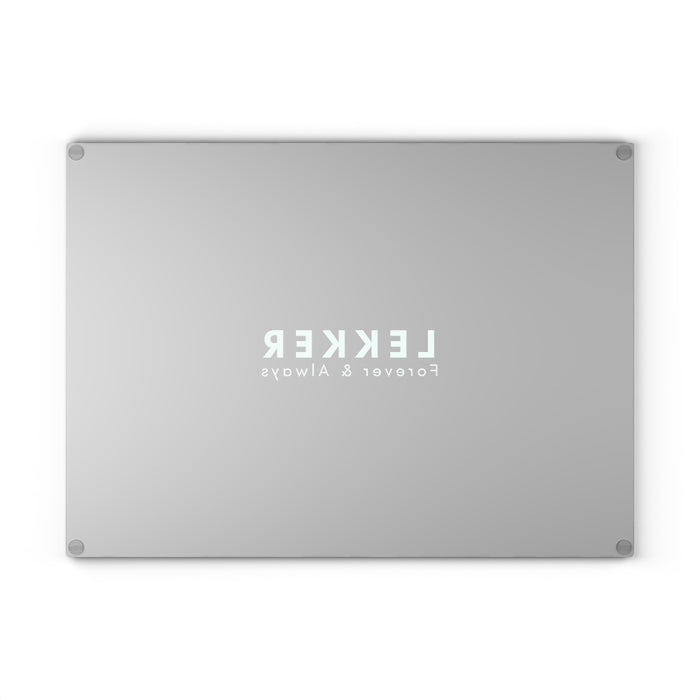 Lekker, Forever & Always Glass Cutting Board