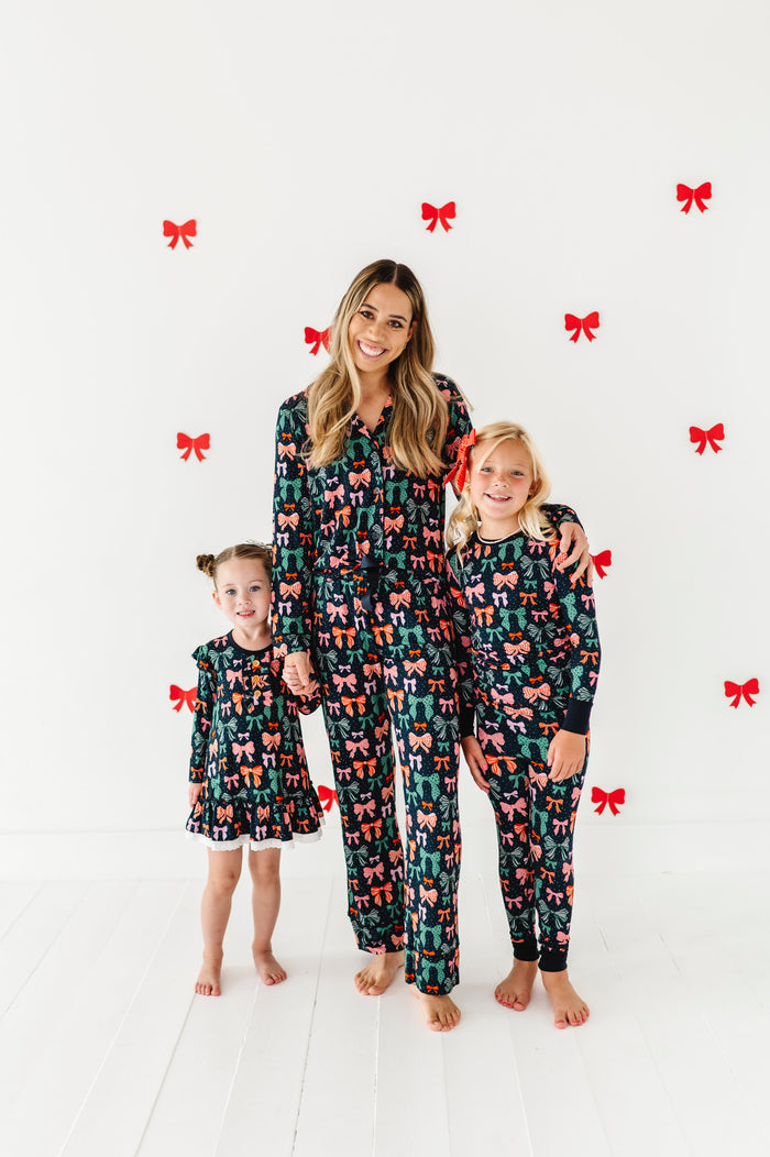 Merry Little Bows Kids Pajamas