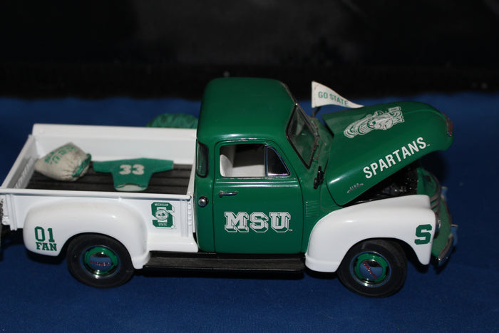 Michigan State 1953 Chevy Danbury Mint Tailgate Pickup - Vintage Indy Sports