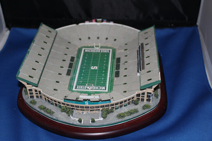 Michigan State University Football Spartan Stadium Danbury Mint Replica - Vintage Indy Sports
