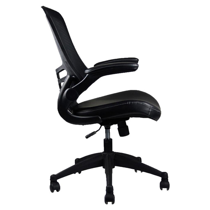 Mid-Back Deluxe Mesh Office Task Chair - Black