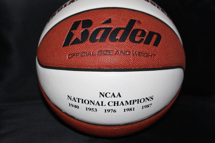 Mike Davis Autographed Indiana University Logo Basketball - Vintage Indy Sports