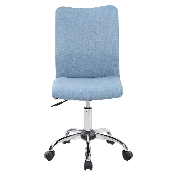 Modern Designs Armless Computer Task Chair - Blue