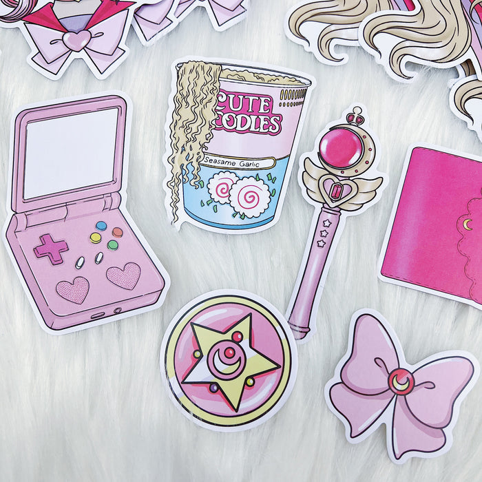 Moon Prism Sticker Die Cut Pack | ALL Skin Tones Included!
