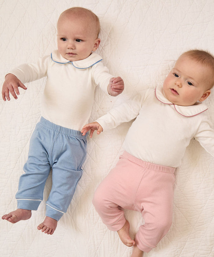Oso & Me Peter Pan Onesie with Rose Piping