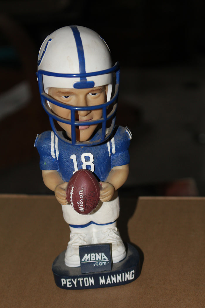 Peyton Manning Bobble Dobbles MBNA Bobblehead