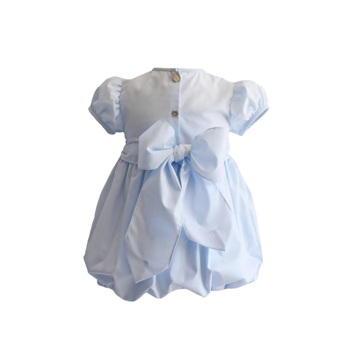 PREORDER Once upon a time Blue Handsmocked Romper (SHIPS OCTOBER)