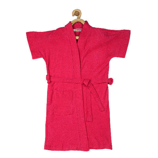 Red Rose BATHROBE PLAIN